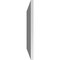 Ekena Millwork Vertical Surface Mount PVC Gable Vent: Non-Functional, w/ 3-1/2"W x 1"P Standard Frame, 26"W x 22"H GVPVE26X2201SN - alternate 5